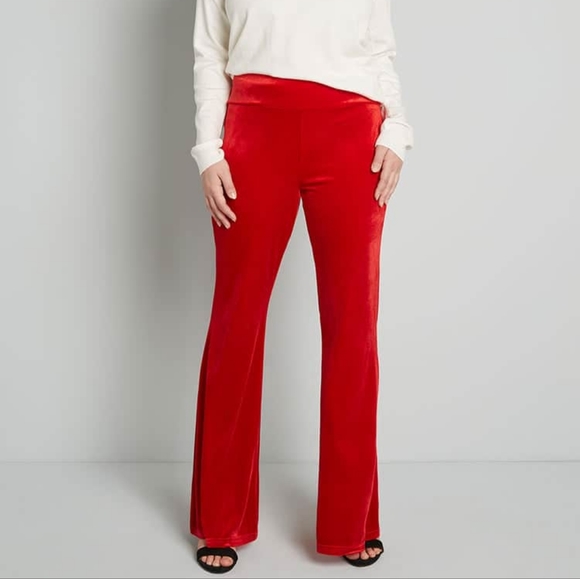 Modcloth Pants - Loving The Luxe Life Super Flare Pants